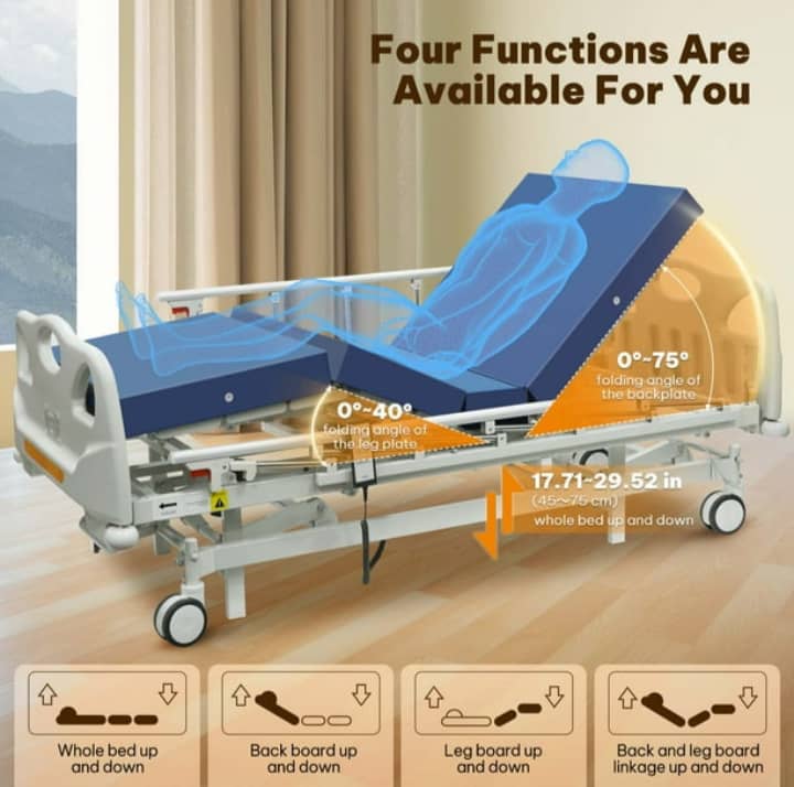 سرير كهربائي 4 حركات شديد الانخفاض NT006 - الصورة 2